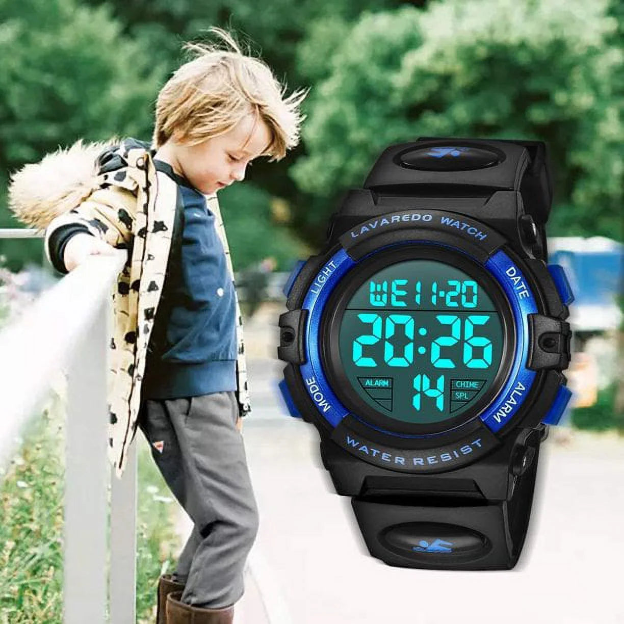 Kids Watch, Boys Sports Digital Waterproof Led Watches with Alarm Stopwatch Wrist Watches for Boy Girls Age 5-7-10-12 Birthday Chriatmas Gift for Kids